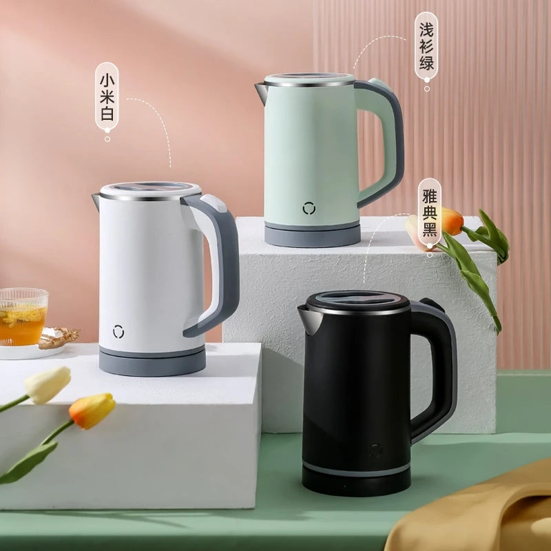 110V/220V Kettle 304 Stainless Steel Inner Tank Heating Water 800ml Small  Electric Kettle 600W Small Appliances Electric Kettle