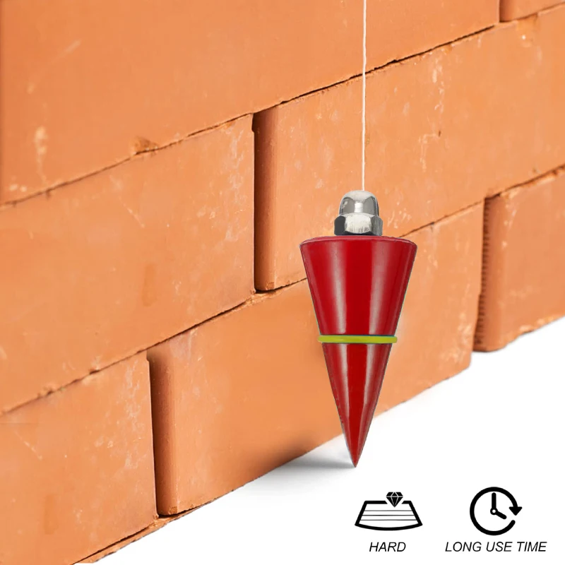 Plumb Bob Tools Jackhammer Reel Plumb Jackhammer High Precision Plumb Construction Bob Tool Retractable Line Reel Hanging Wire