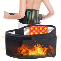 Adjustable Waist Belt Brace Self Heating Magnetic Back Waist Support Belt Lumbar Brace Massage Band 1