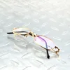 Gold Nickel-Copper Alloy Frame Reading Glasses Ultra-Light Portable Fold Full-Rim Spectacles +0.5 +0.75 +1 TO +6 2