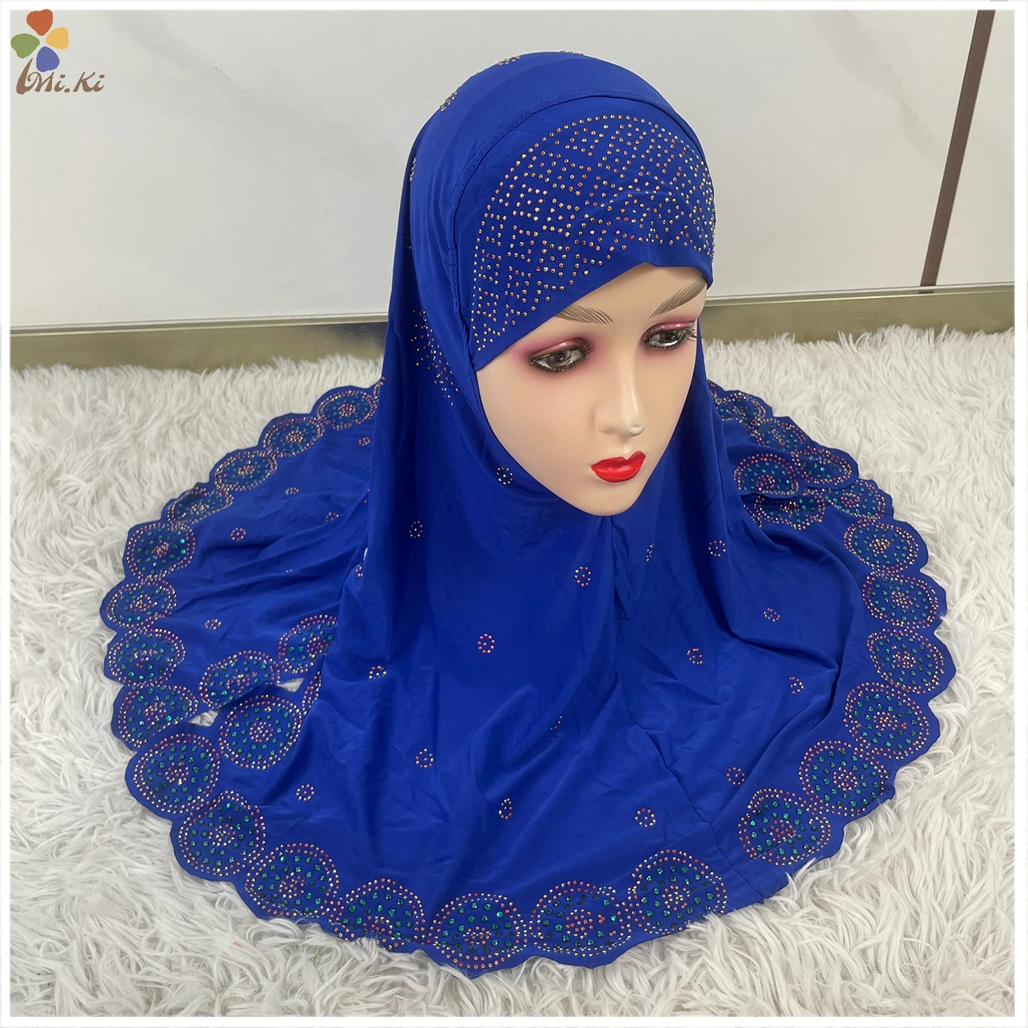 

12 шт./Дюжина, мусульманские шарфы для девочек и детей