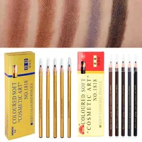 12Pcs/set Eyebrow Pencil Cosmetics for Makeup Tint Waterproof Microblading Pen Long Lasting Waterproof Blonde Brown Eye Brow 1