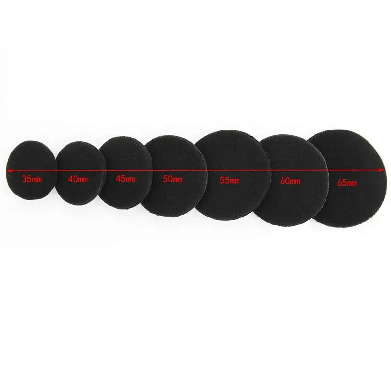 2pcs Wireless Headphone Replacement Foam Pad Earbuds Sponge Cushion 35MM 40MM 45MM 50MM 55MM 60MM 65MM Earphone Accessories |