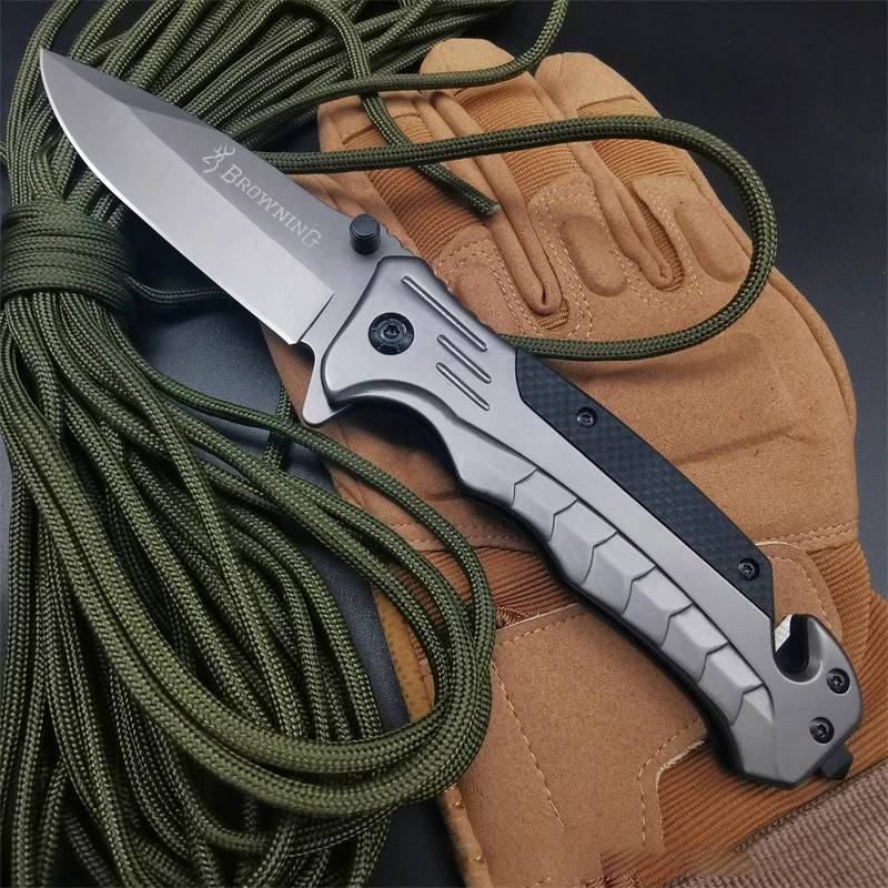Tactical Folding Knife Survival Multi-functional Self-Defense EDC Tools Camping Hunting Pocket Knives |