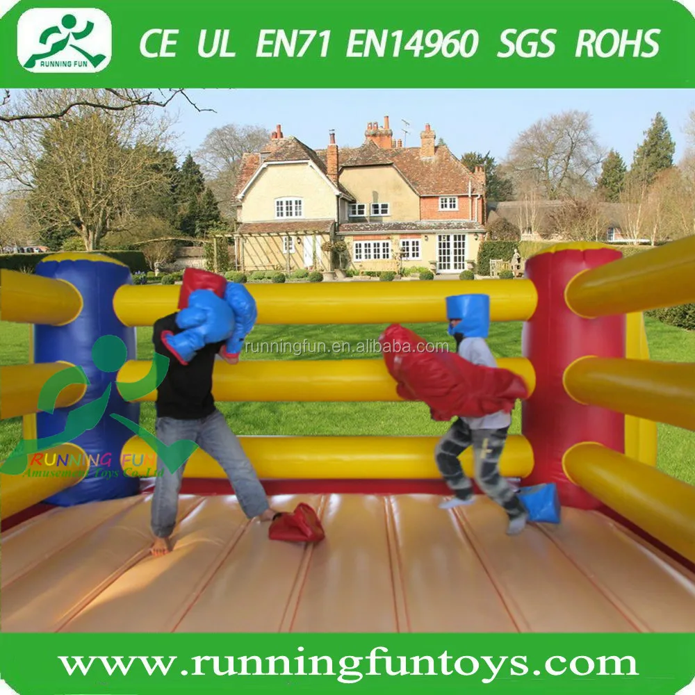 Boxing Ring and Gloves - Party Rental Professional - Bounce House - Slides  - Tent - Tables and Chairs Rentals
