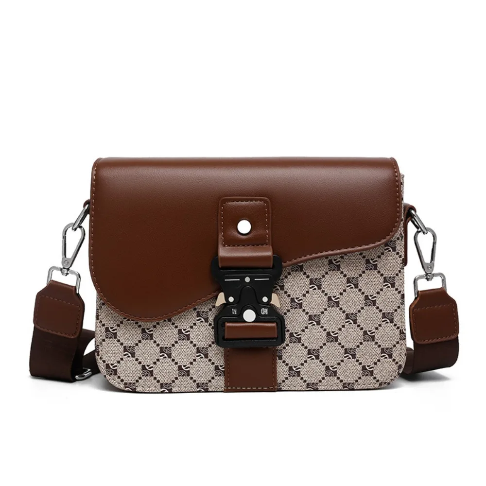 Brown shoulder strap