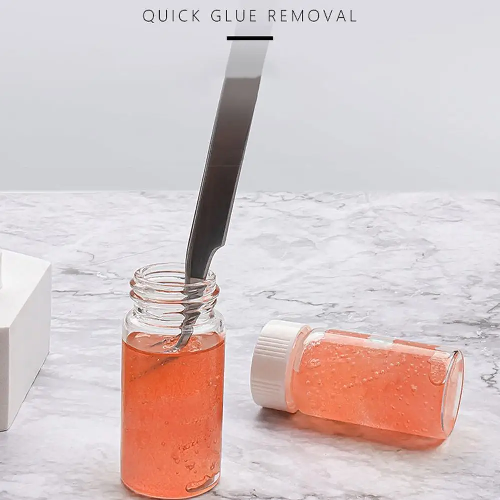 10mlEyelashesTweezersCleanerEyelashExtensionTweezersWithBall