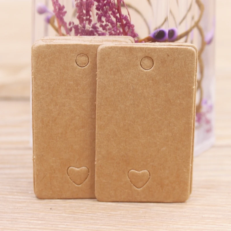 100 Stück 3x5/6x2,5cm Kraftpapier Braun/Weiß/Schwarz Geschenketiketten mit 100 Seilen für Hochzeit, Babygeschenk, Party, Weihnachten, Partyzubehör – Detail 13