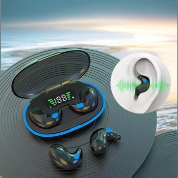 X55 Invisible Sleep Wireless Earphone TWS Bluetooth 5.3 Headphones Hidden Earbuds IPX5 Waterproof Noise Reduction Sports Headset 1