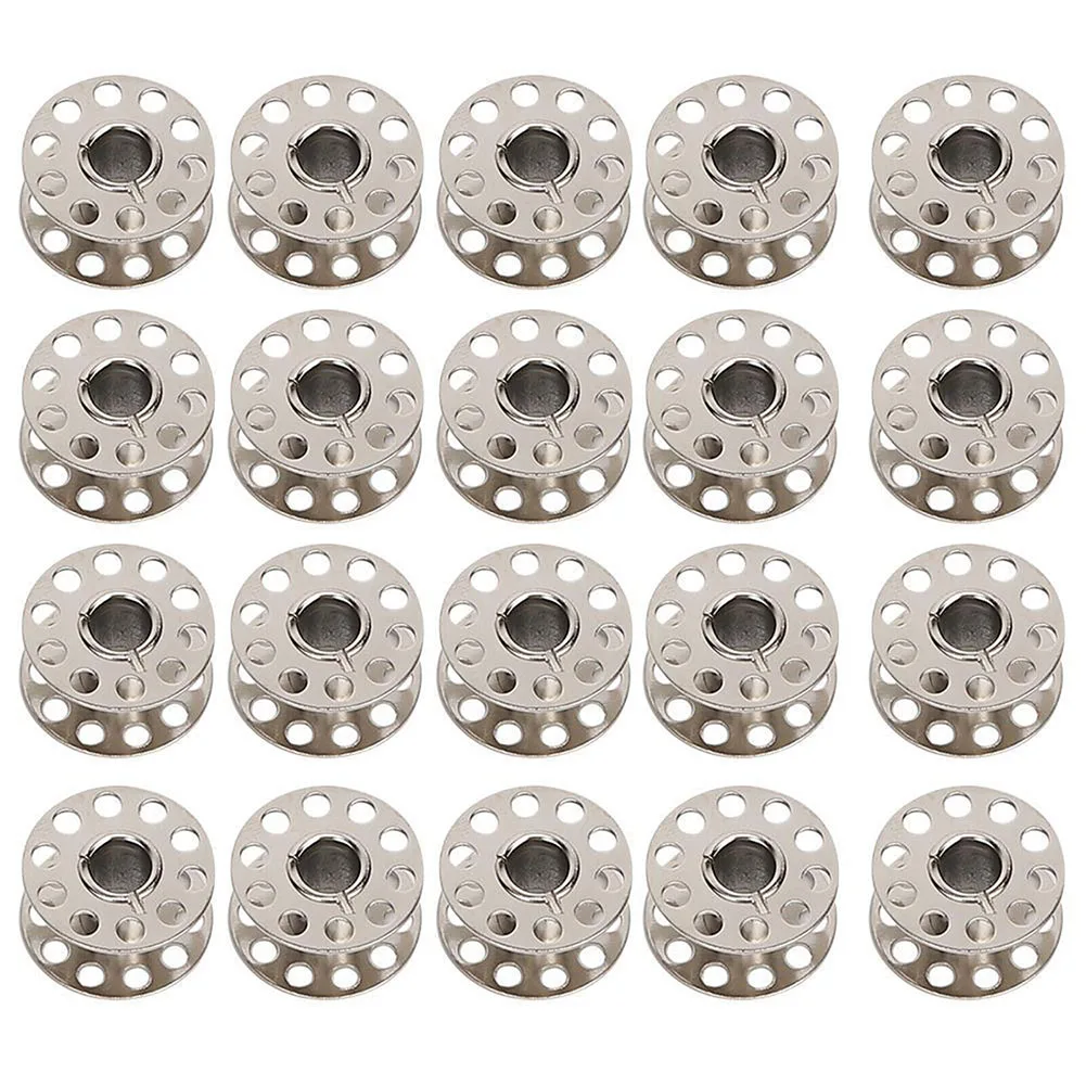 

1pc Metal Bobbins Empty Spool Stainless Steel Bobbins For Household Sewing Machine Sewing Accessories