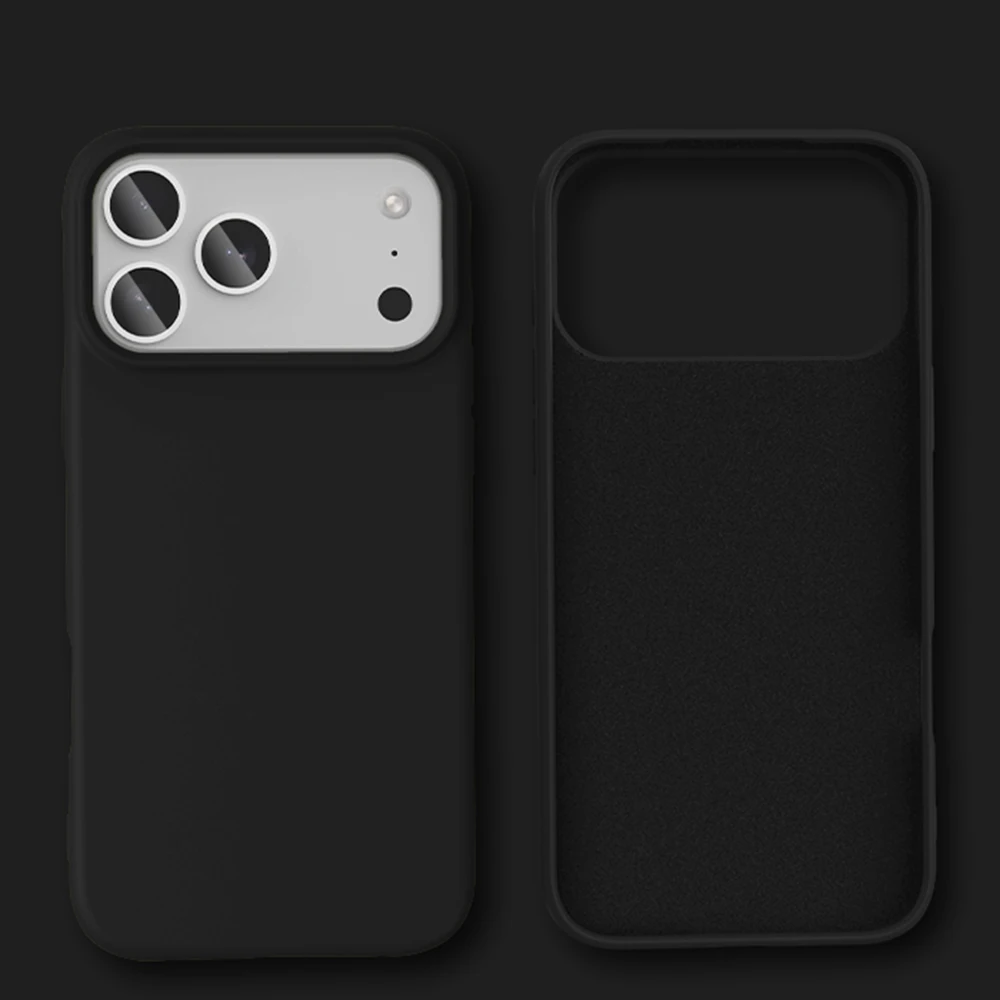 Shockproof Soft Liquid Silicone Phone Case - Skin Feeling Protection Cover