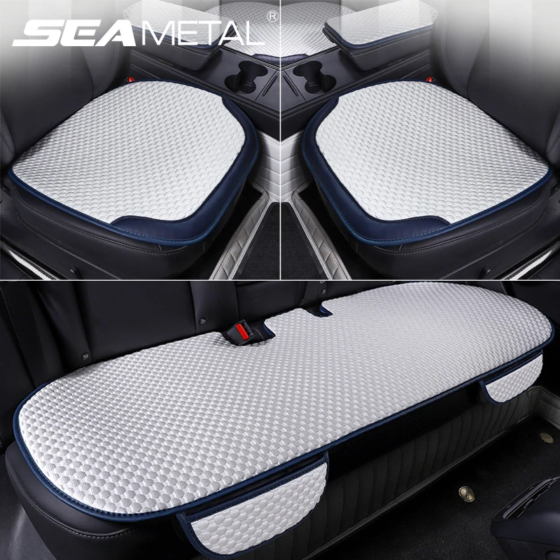 Car Seat Cushion, Ice Silk Cooling Pad, Breathable Summer Anti