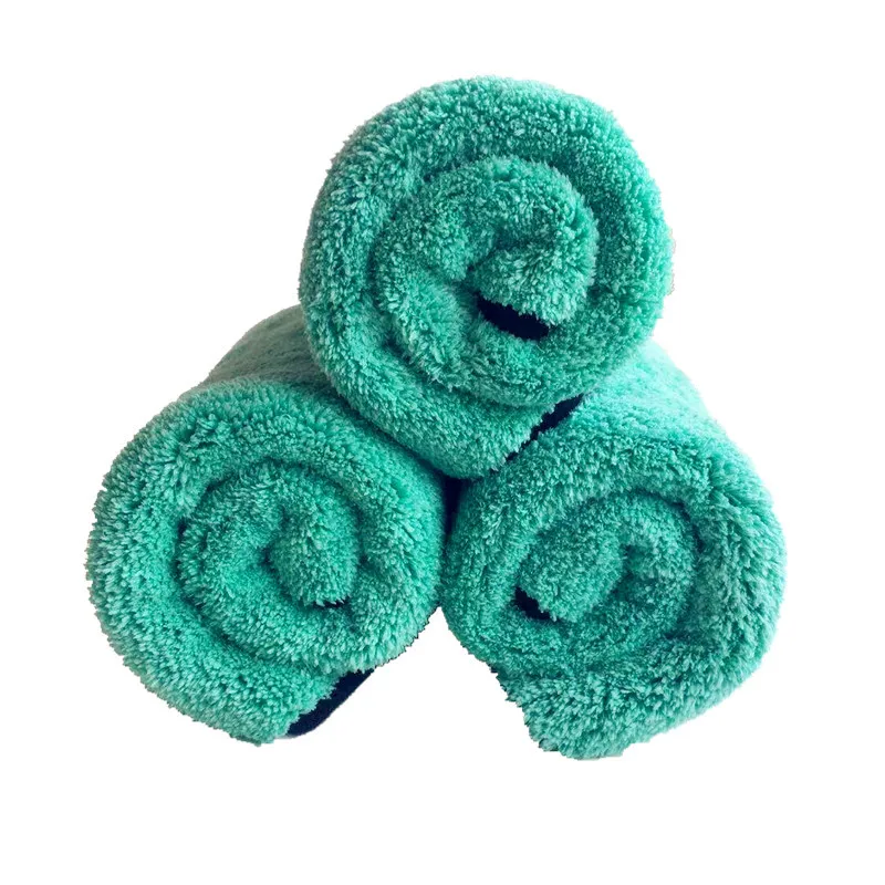 Coral Velvet Towel 80/20 Polyester Brocade Microfiber Long Hair Self-Weight Water Collection Polishing Towel 1200 Grams Of Pumi microfiber towel