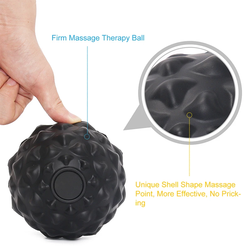 TPE Spiky Massage Ball Trigger Point Sports Hedgehog Ball for Hand-foot Pain Relief Plantar Fasciitis Relief