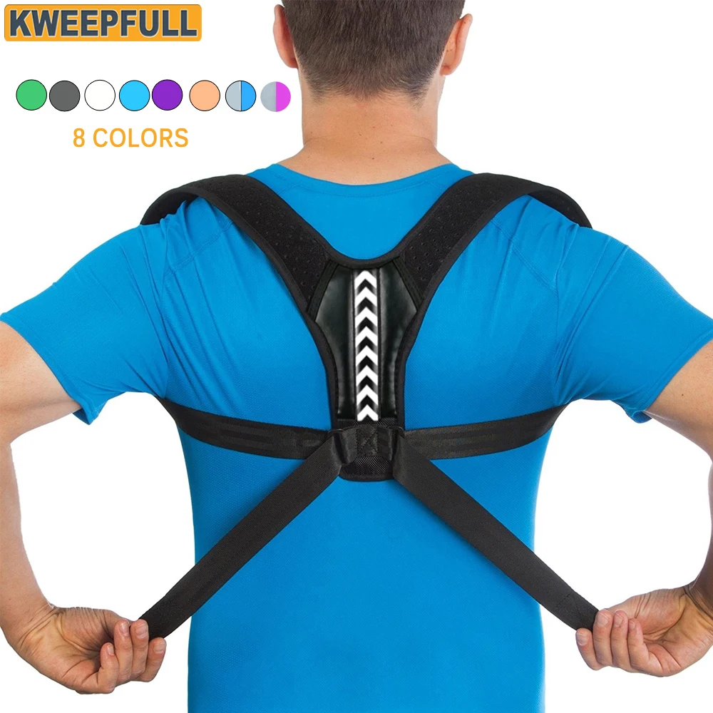 

Posture Corrector for Women & Men,Brace for Upper and Lower Back Pain Relief, Adjustable Fully Back Support Improve Back Posture