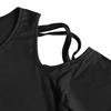 Customized Print T Shirt for Women DIY Logo Top T-shirt Short sleeve Female Tops Off The Shoulder Hollow Tee 5
