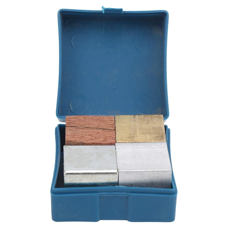 A31G-4PCS Cubes Set For Density Measurement Same Volume Different Mass Materials Physics Experiment Teaching Tool