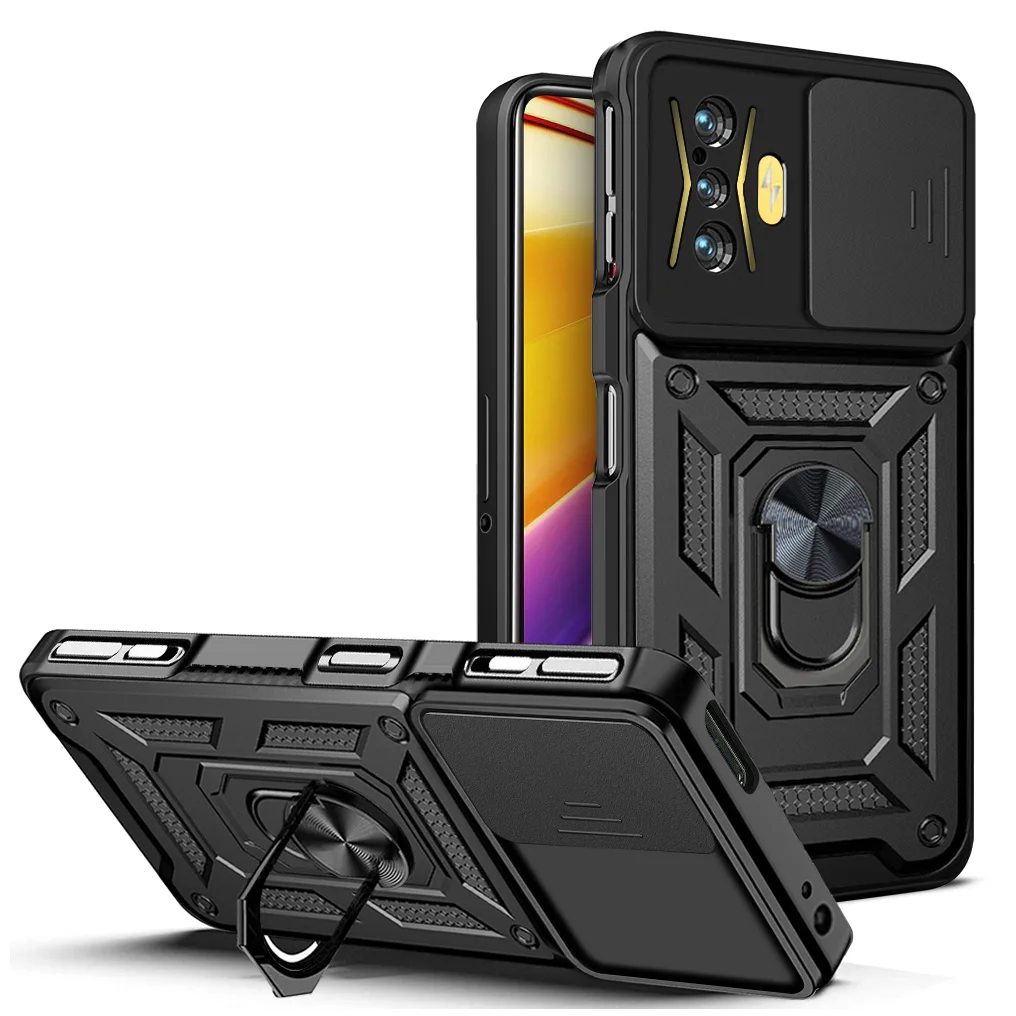 Shockproof Armor Car Holder Phone Case Cover