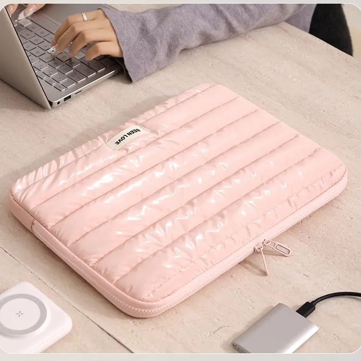 Waterproof Quilted Laptop and Tablet Protective Sleeve - Lightweight and Stylish
