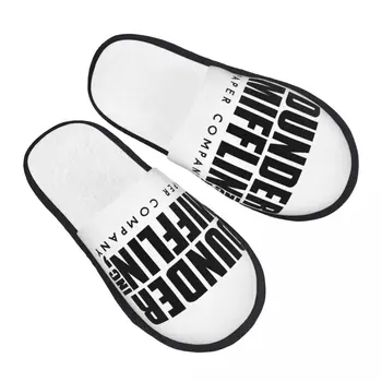 Dunder Mifflin 종이 회사 편안한 스커프 메모리 폼 슬리퍼, 여성 사무실 TV 쇼 스파 하우스 신발