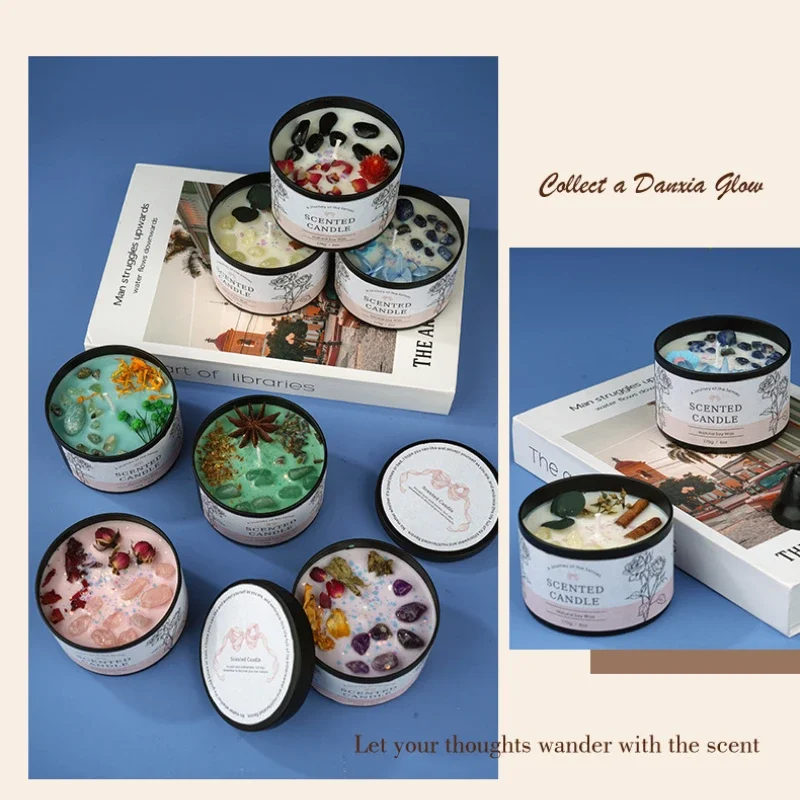 Soybean Wax Aromatherapy Candle for Home Decor
