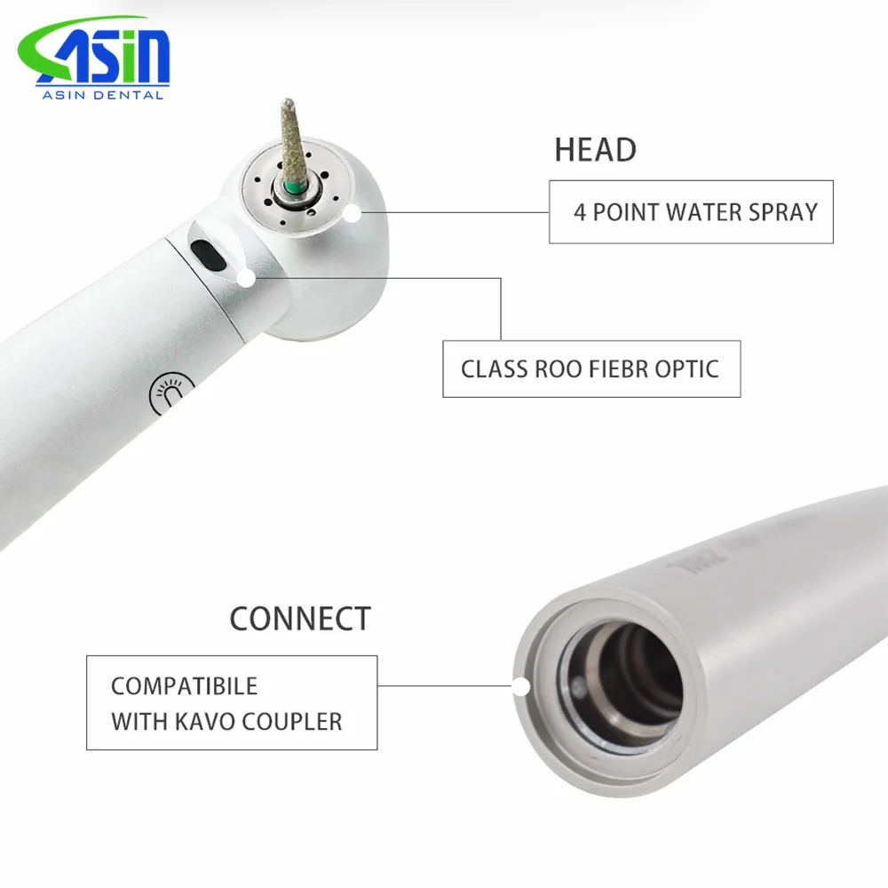 3PCS Kavo Style E-generator Dental LED Fiber Optic High Speed Handpiece - Foto 7