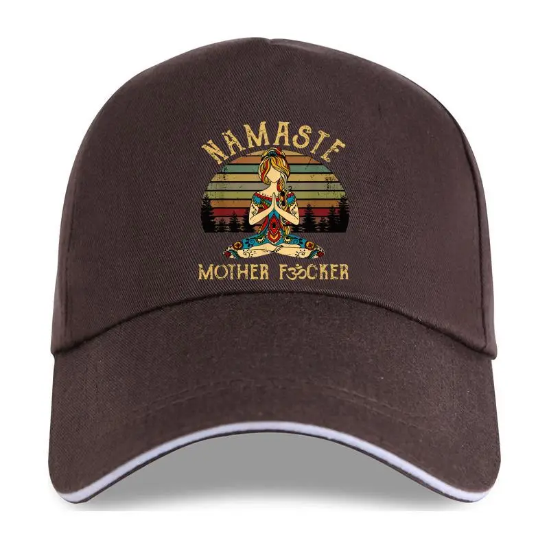 New Cap Hat Yoga Girl Namaste Mother Fvcker For Men Berretto Da Baseball Men Brand Geek Cotton Funny Rock Woman Tsh