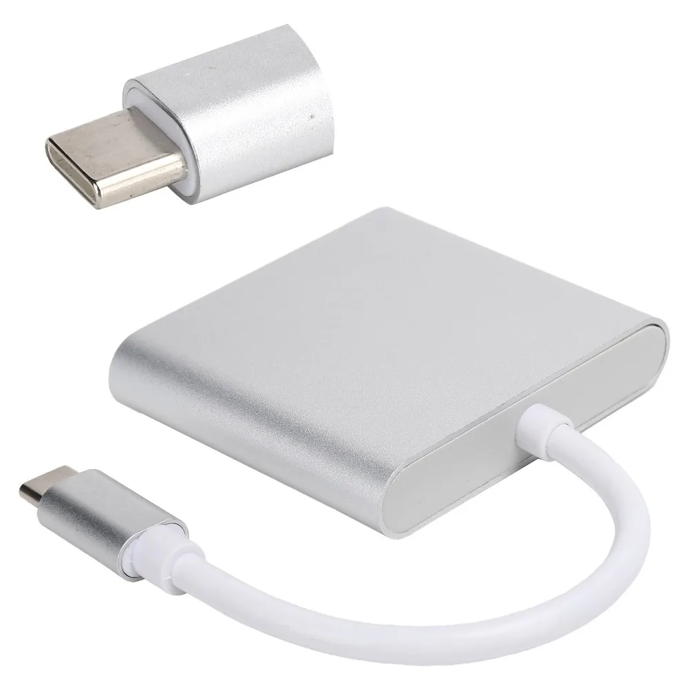 타입C to HD 호환 USB PD 3 in 1 타입-C 허브 USB3.0 & PD 100W 4K 출력 타입C 도킹 스테이션 USB C 멀티포트 어댑터