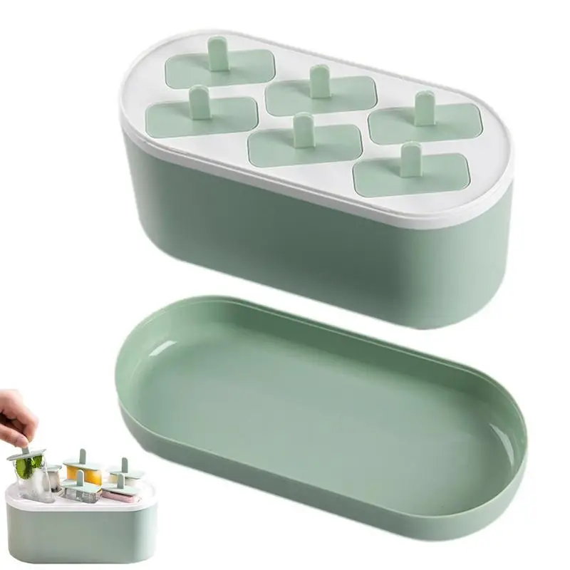 

Ice Cream Mold Popsicle Maker Models With 6/8 Grids DIY Popsicle Molds Easy Release Ice Cream Maker Kitchen Gadget For Kids Boys