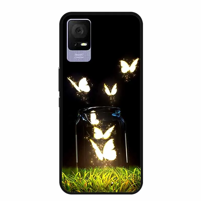 Fashionable Soft TPU Silicone Phone Cover - Stylish Painted Bumper Case