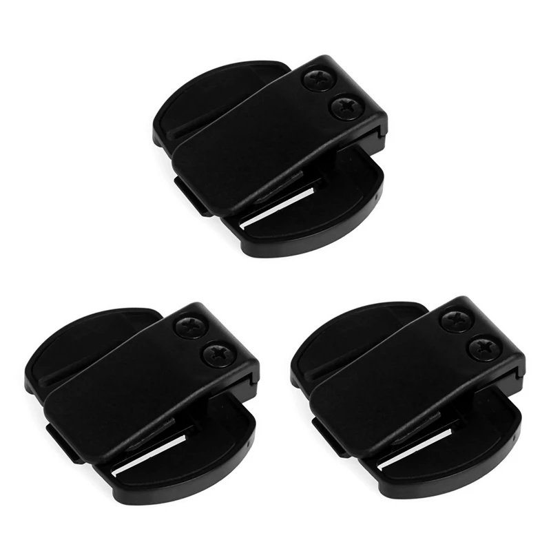 

3X Motorcycle Helmet Bracket Intercom Clip V4 V6 Accessories Motorbike Helmet Headset Replacement