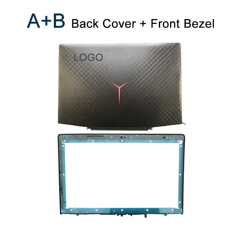 Laptop Back Cover para Lenovo Legion Tampa Traseira Frame Frontal Dobradiça Substituição do Teclado Case Laptops Acessórios Y720 Y72015 Y720-15ikb Novo - Imagem 3