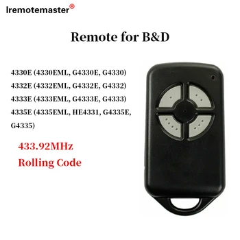 BND/리프트 마스터 리모컨, 4330E, 4332E, 4333E, 4335E, 433.92MHz 호환