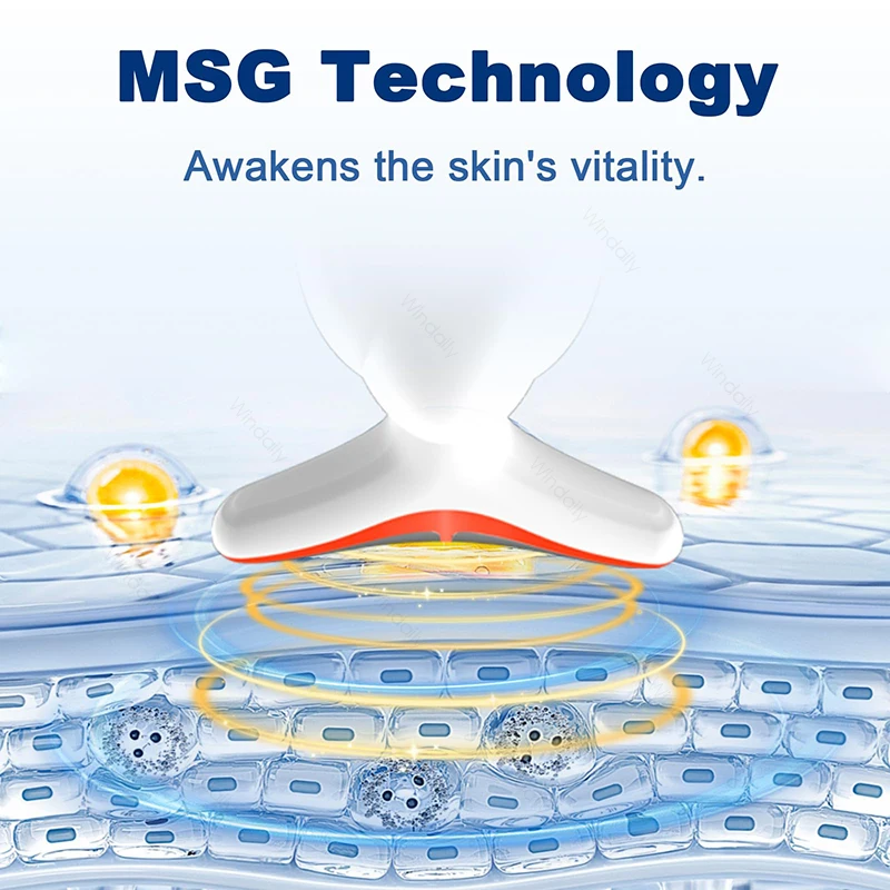 7 Colors Neck Facial Beauty Massager 4 Modes Face Sculpting Tool For Double Chin Skin Care Multifunctional Facial Lifting Device