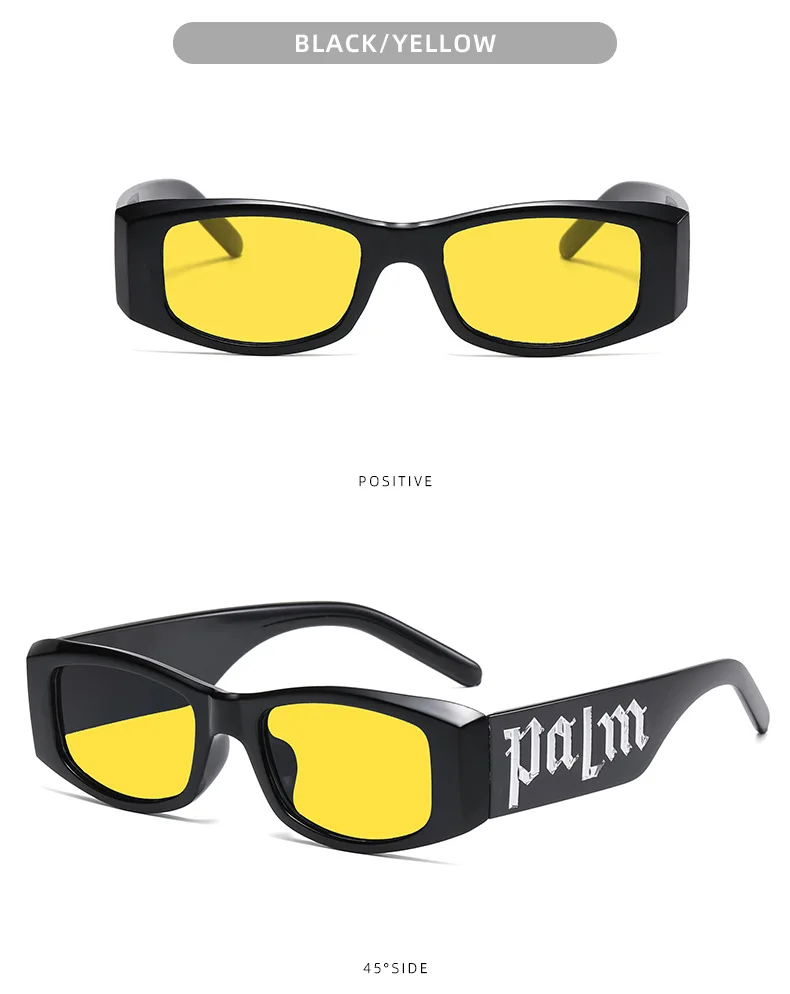 Hranaté slnečné okuliare retro designer móda pre mužov a ženy_voghion.com