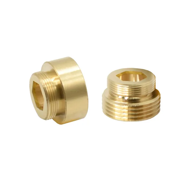 Sárgaréz Víz Csaptelepcsatlakozó 3/4 "Az M22 Szál Csatlakozó Réz Csaptelep Szerelvények Buborékos Konyhai Fürdőszobához - Image 5