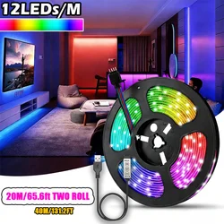 Vibrant RGB LED Strip Lights for Festive Indoor Decor and Ambiance (RGB)