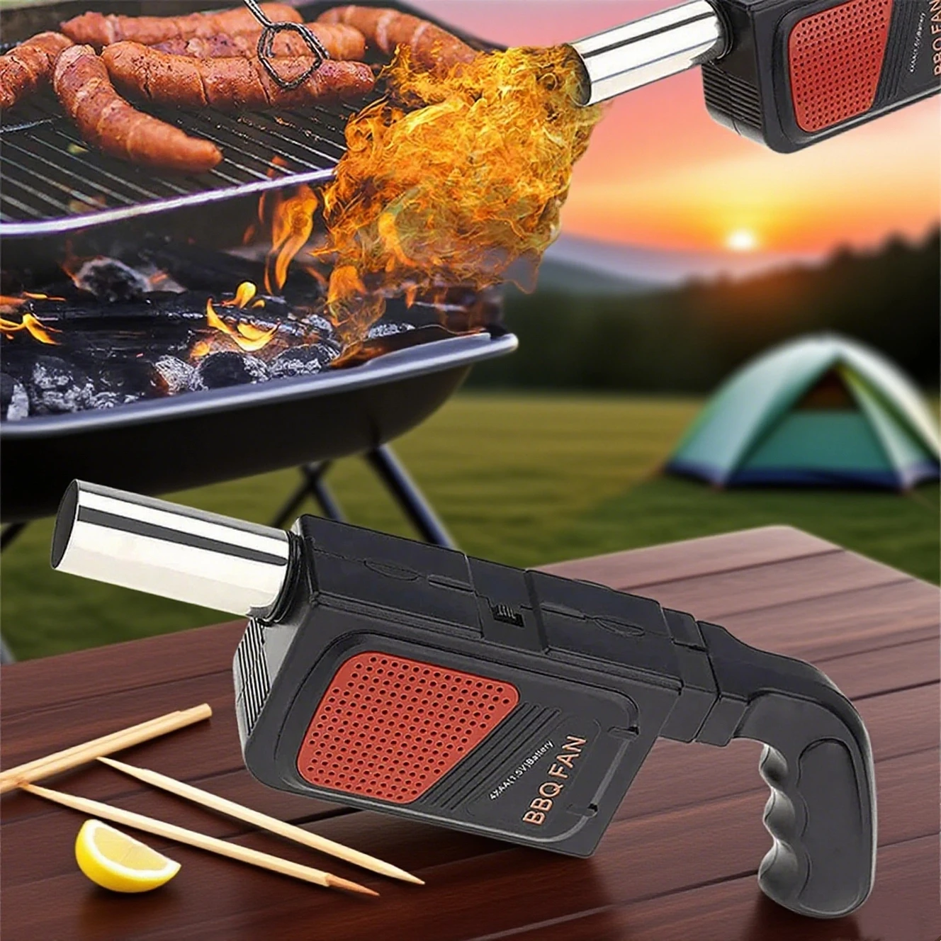 Portable Butane Flame Gun – Metal Gas Torch Burner for BBQ, Camping & Welding 4