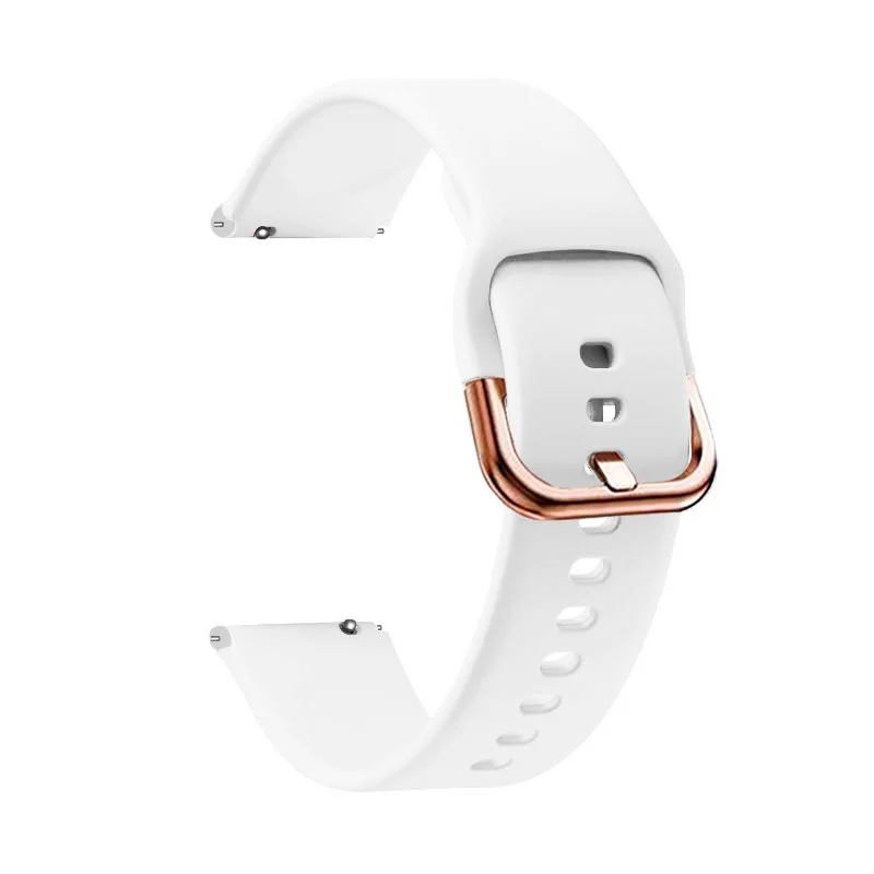 Elegant 18mm Silicone Replacement Wristband Strap