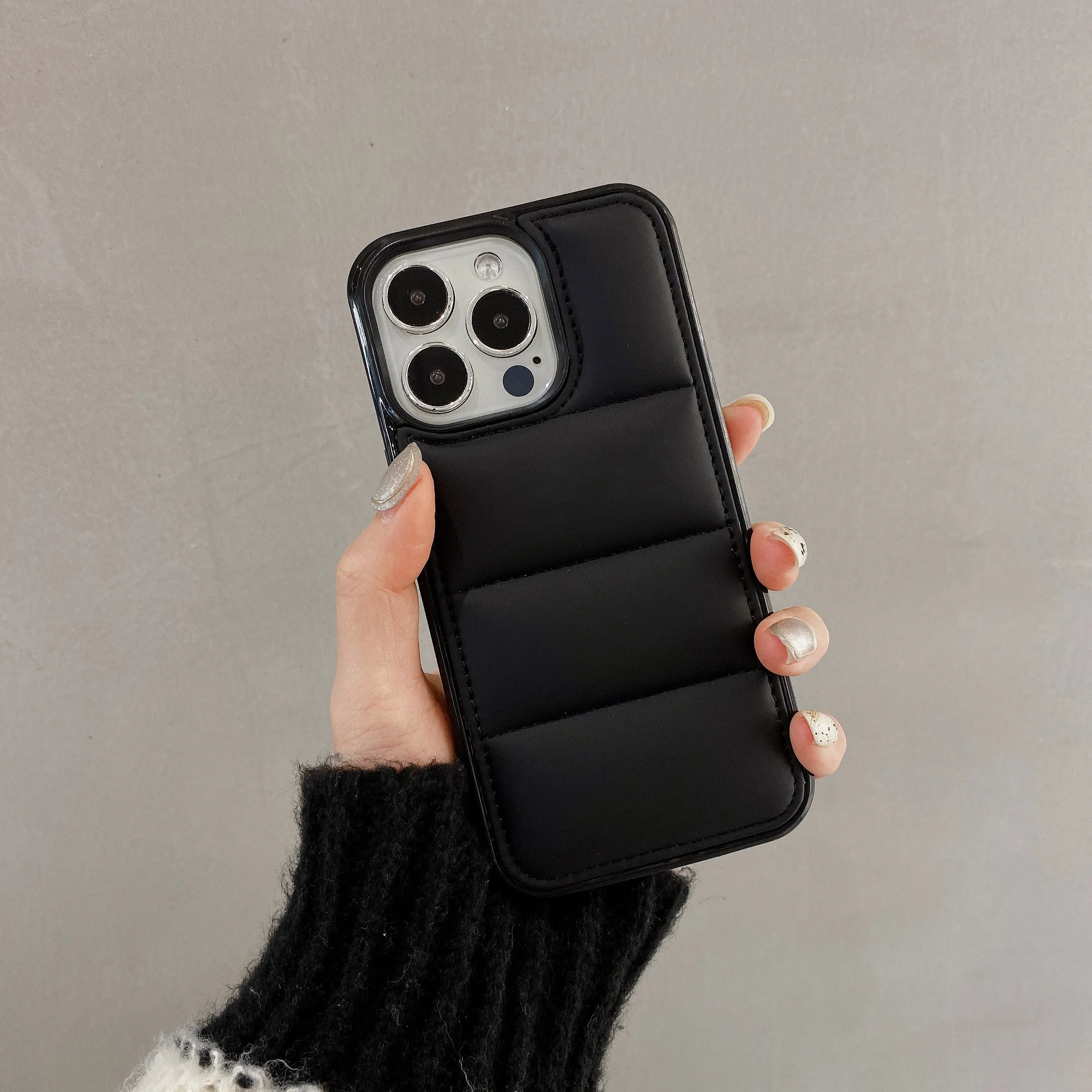 IAIYOXI Hot Off Scarpe Sportive Marca Telefono Puffer Case Puffy