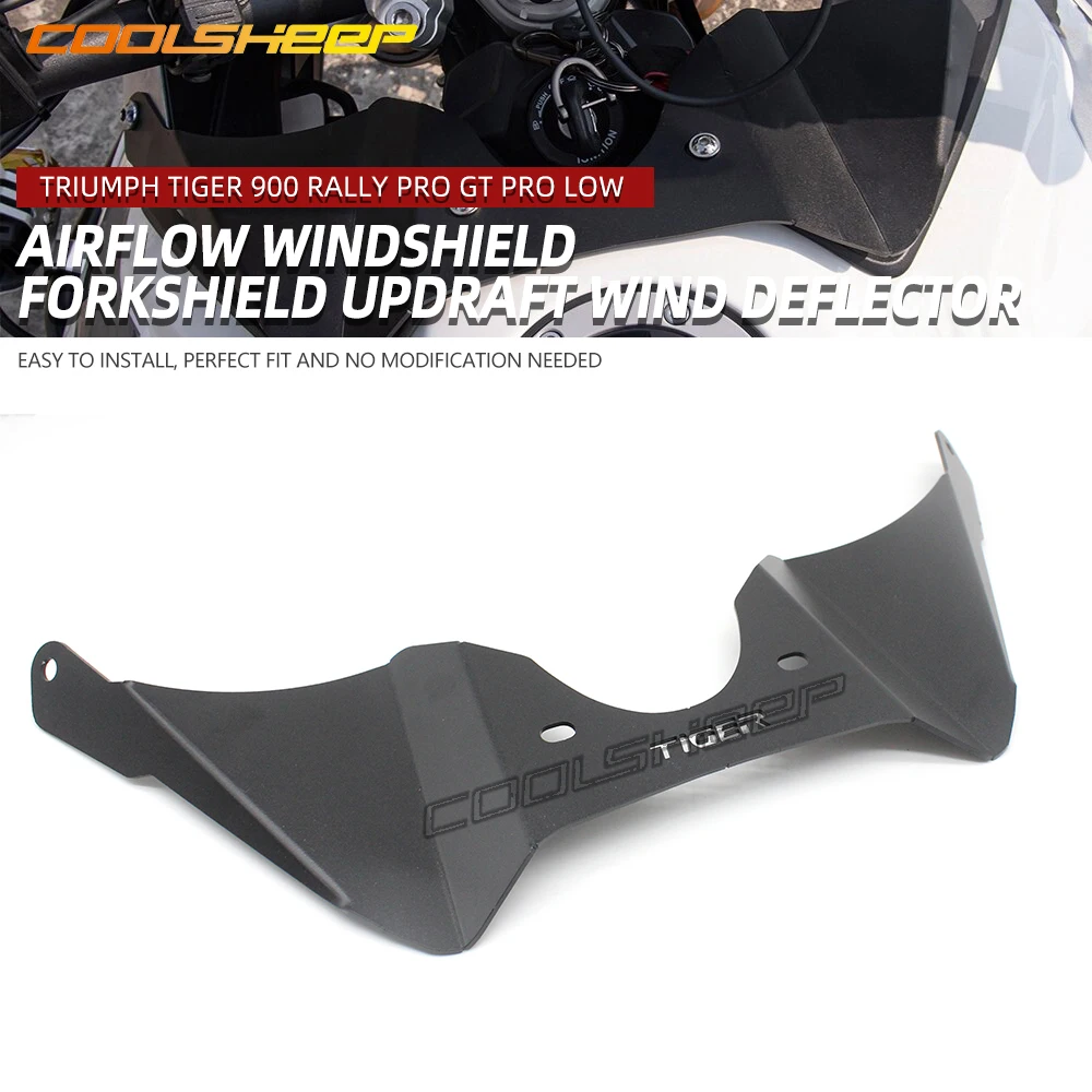 

Motorcycle Forkshield Updraft Deflector Wind Improve Airflow Accessories For Triumph Tiger 900 Rally GT PRO LOW 2020 2021 2022