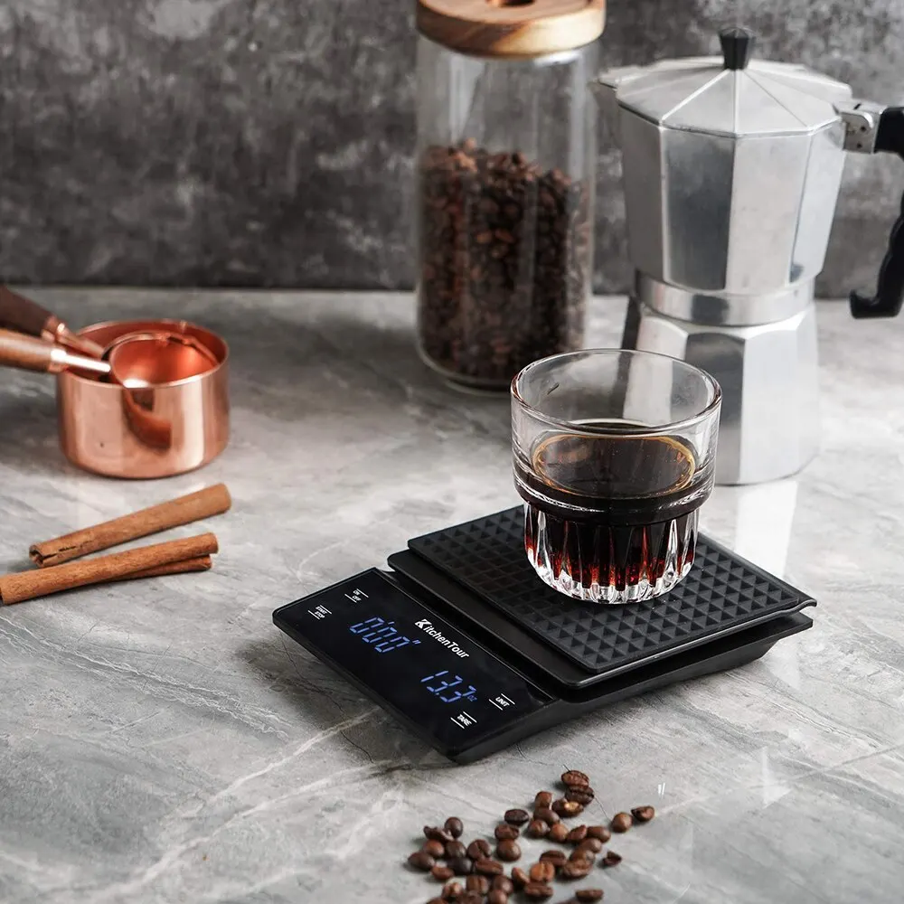 Digital Coffee Scale with Timer – Precision Kitchen Weighing Tool