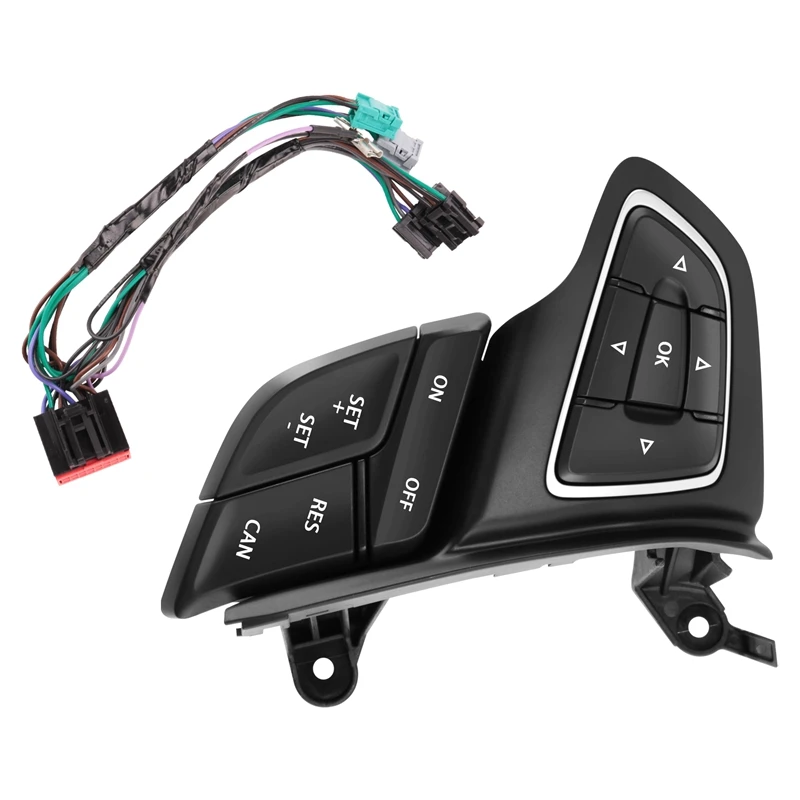 Per Ford Focus Mk3 2015-2017 Kuga 2017 Cruise Control Switch Pulsante Volante Multifunzione Pulsante Audio Bluetooth