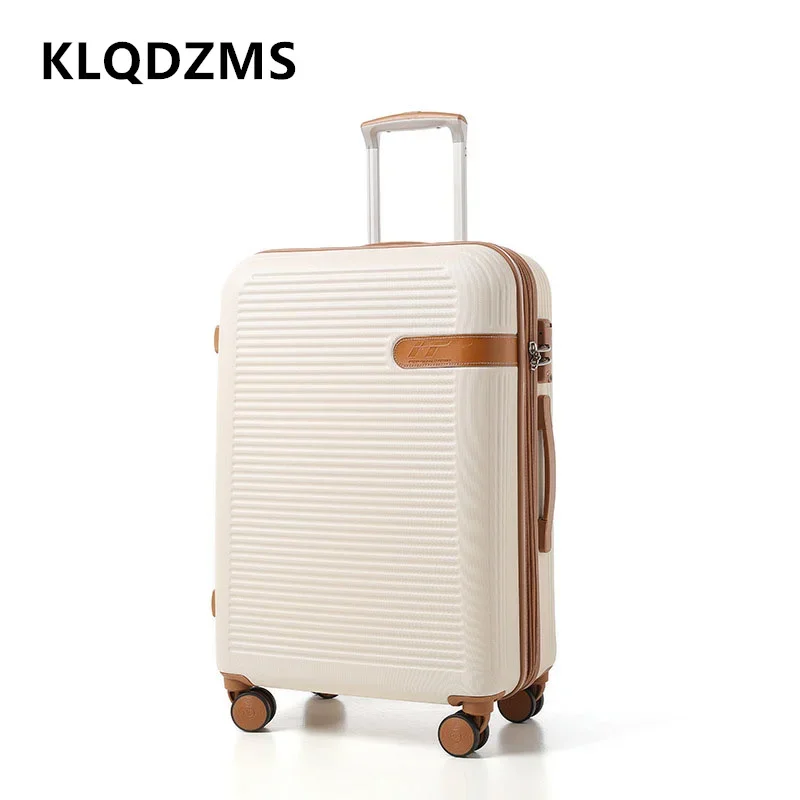 

KLQDZMS Rolling Suitcase ABS + PC Boarding Box 28 Inches Large Capacity Trolley Case 24 "password Box 20" with Wheels Suitcase