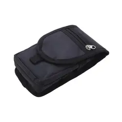 Versatile Large - Screen Mobile Phone Pouch: Stylish Waist Belt Bag & Portable Coin Wallet (Black)