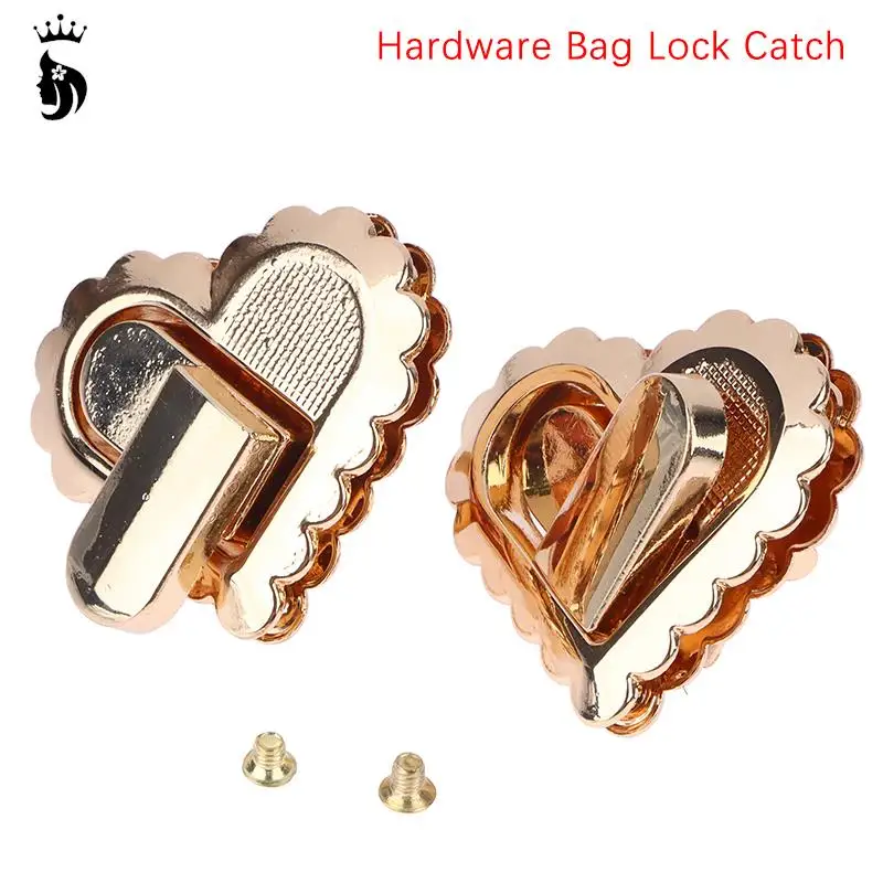 

1Pc Hardware Bag Lock Catch Handbag Snap Clasps Turn Twist Lock for Shoulder Bag Metal Buckle DIY Closure Locks Accessories