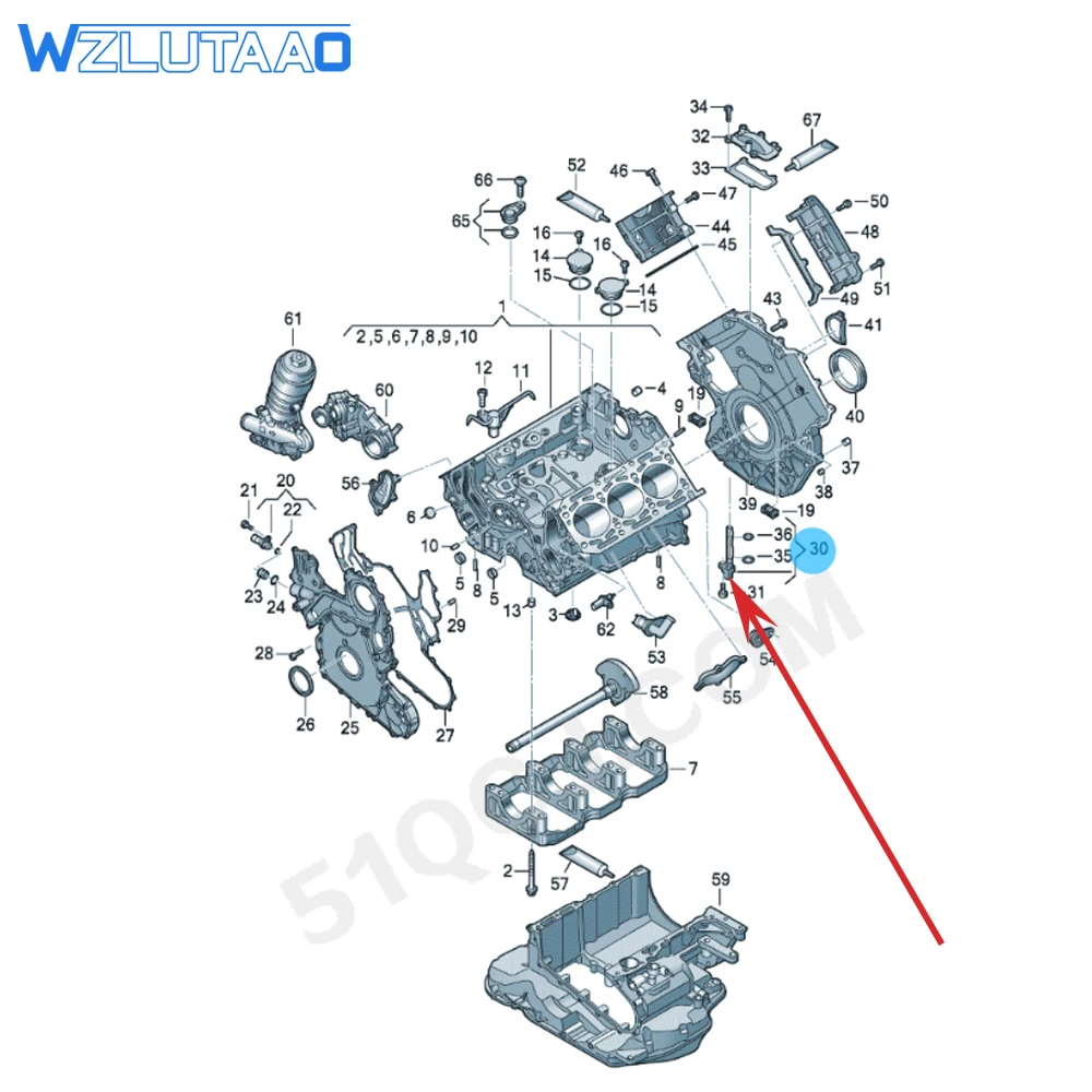 059906433J 엔진 속도 센서 059906433K 059906433F 059906433E VW Touareg Audi A4 A5 A6 A7 A8 Q5 3.0L 2010-2020