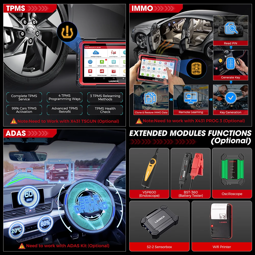 LAUNCH X431 PRO ELITE 모든 시스템 진단 도구, CANFD DOIP 프로토콜 Ecu 코딩 31 + 리셋 활성 테스트 OBD2 스캐너, 2023 신제품
