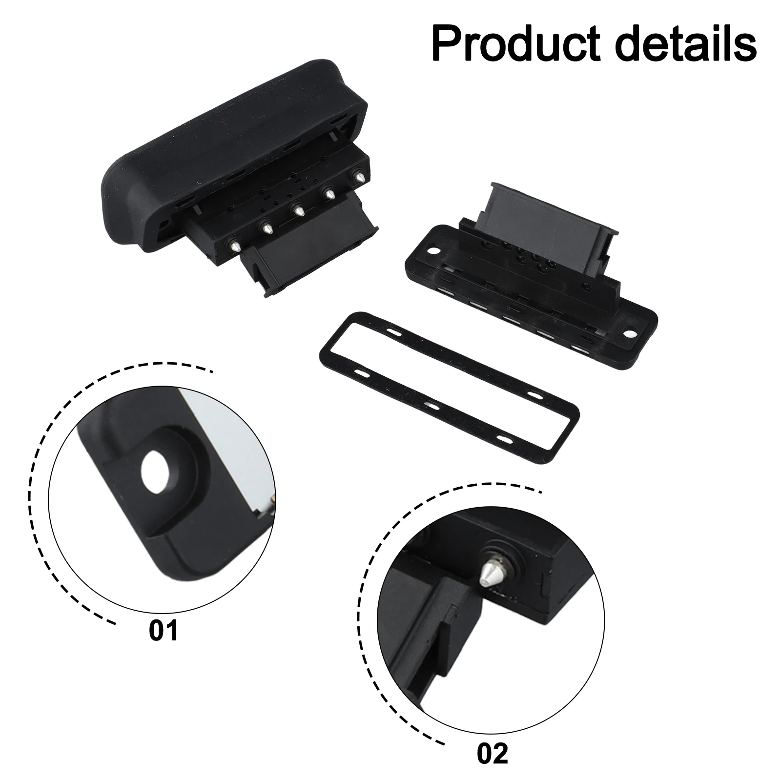 Interruttore Contatto Porta Scorrevole Per Mercedes Sprinter 1500 2500 3500 (2019-2024) - Set Piastra Elettrica