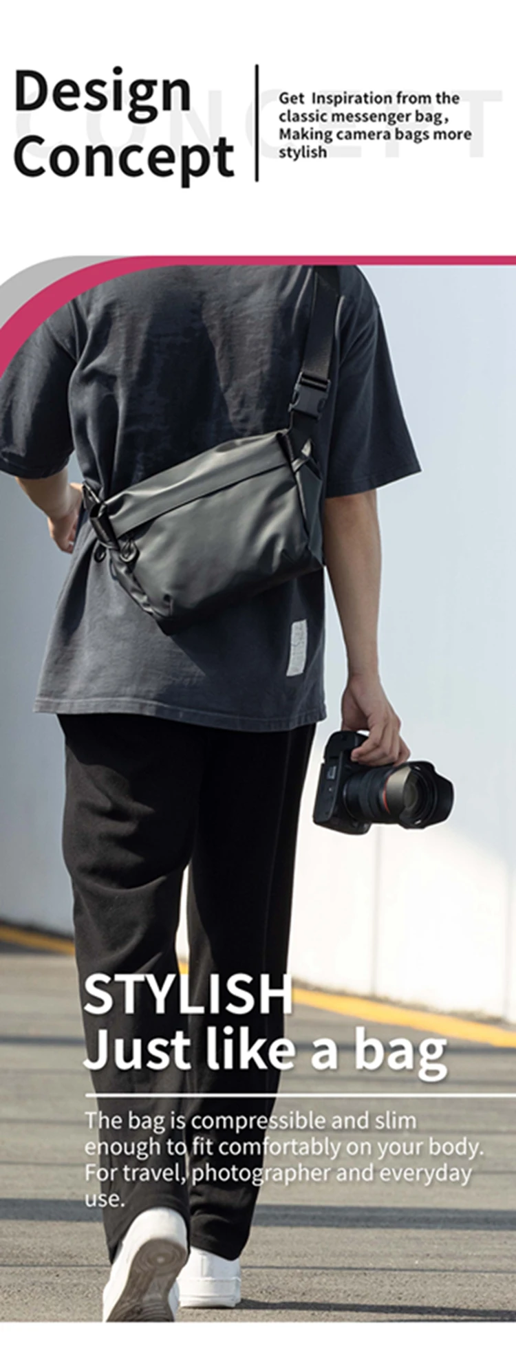 6L Kapazität DSLR Kamera Tasche Digital Travel Me Crossbody Schulter Taschen Fotoausrüstung Für Soja Niko_voghion.com